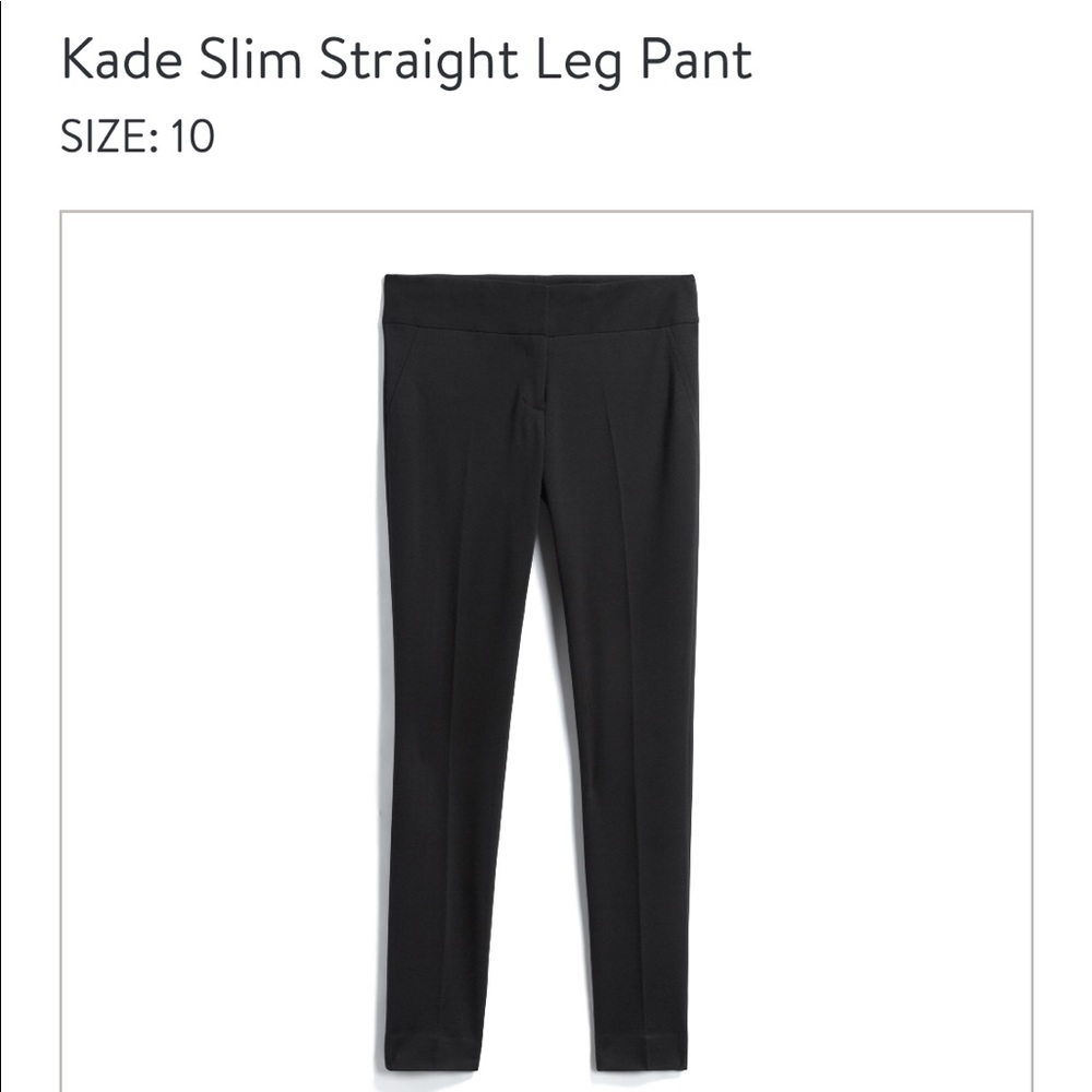 Vince Camuto Kade Slim slacks, size 10, black